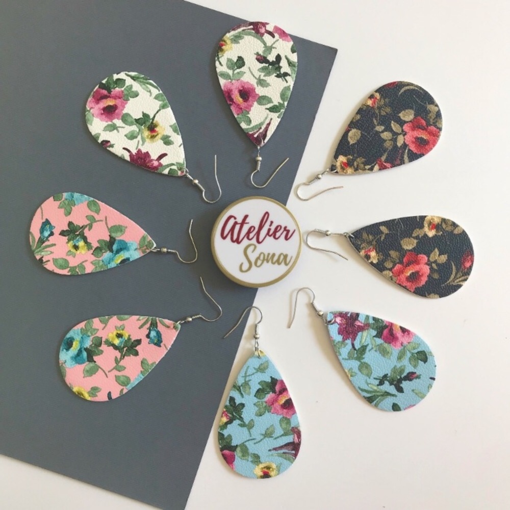 🆕NWT Floral Teardrop Earrings - 4 Options!